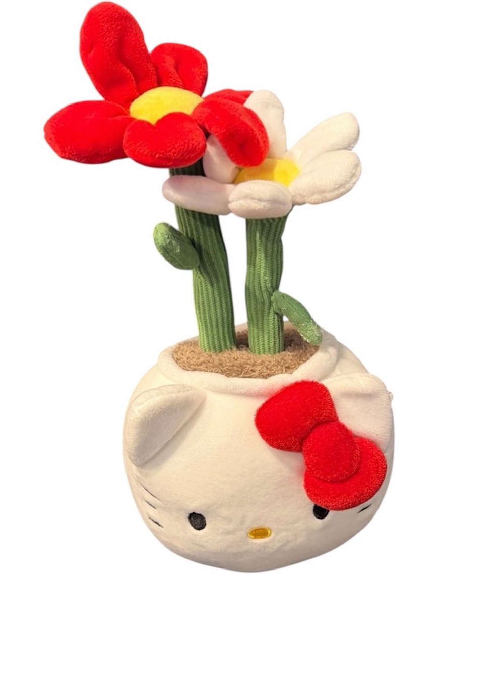#647. Hello kitty stuffed flower pot